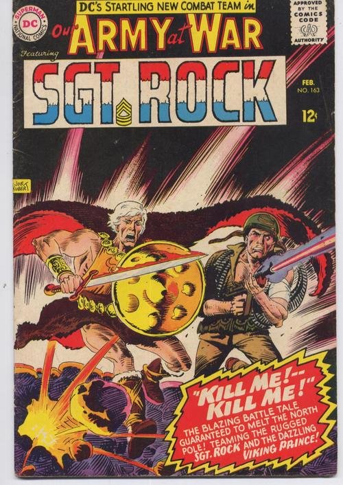 DC Our Army At War #163 Easy Company Sgt Rock Viking Prince Kill Me Kill Me