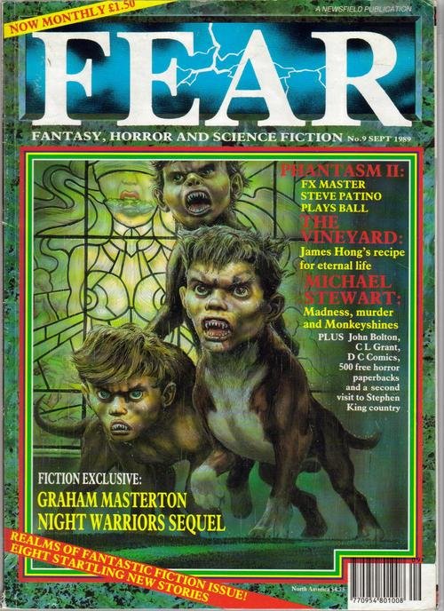 Fear U.K. Magazine #9 Phantasm II The Vineyard Michael Stewart Night Warriors