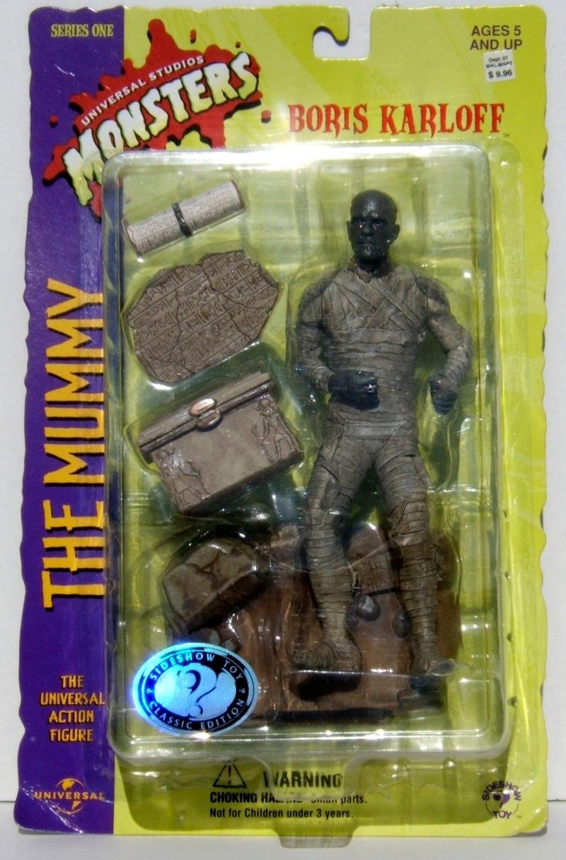 Universal Studios Monsters Series One Boris Karloff The Mummy Sideshow Figure