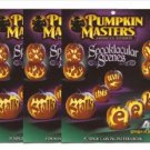 Pumpkin Masters Lot Three Spooktacular Scenes Pumpkin Carving Books