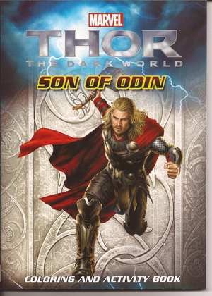 Marvel Thor Dark World Son Of Odin Coloring & Activity Book en Ingles Y Espanol