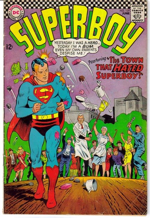 DC Superboy #139 The Town That Hated Superboy Smallville Clark Kent Action