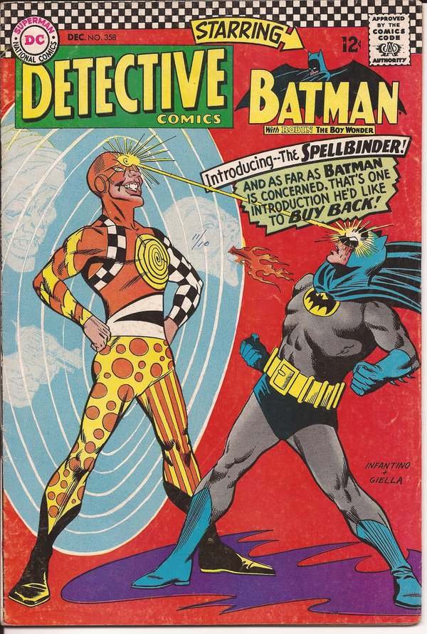 DC Detective Comics #358 The Spellbinder Circle Of Terror Batman Elongated Man