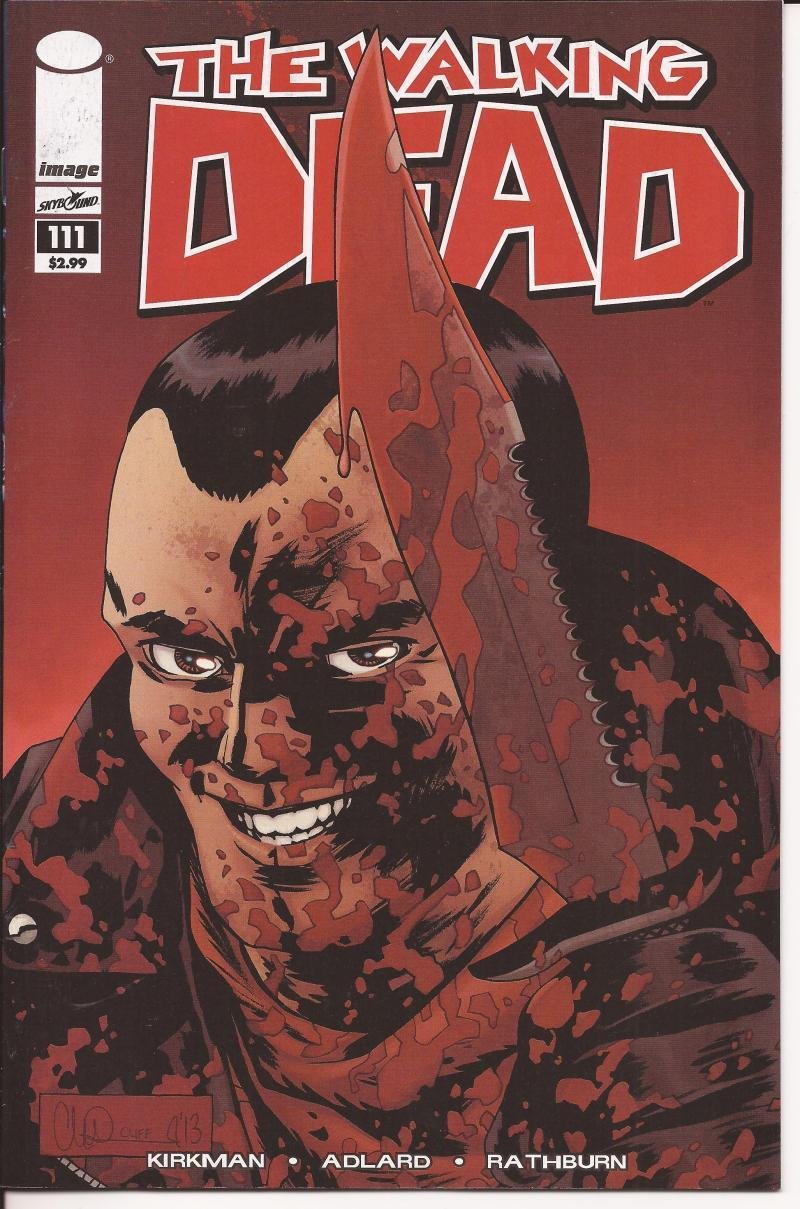 The Walking Dead #111 Image Kirkman Adlard Rathburn Zombie Holocaust Horror