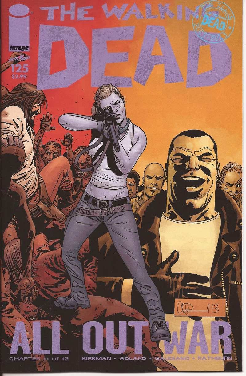 Image Comics The Walking Dead #125 All Out War Chapter 11 Kirkman Adlard