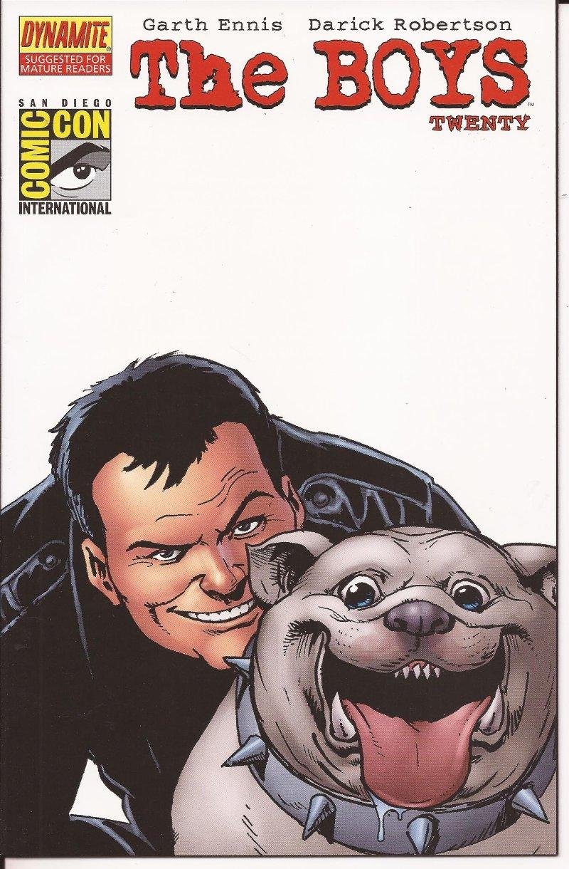 SDCC 2008 Dynamite The Boys #20 Variant Garth Ennis Darick Robertson VF/NM