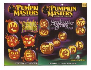 Pumpkin Masters Lot Spooktacular Scenes & Creature Features Carving Books