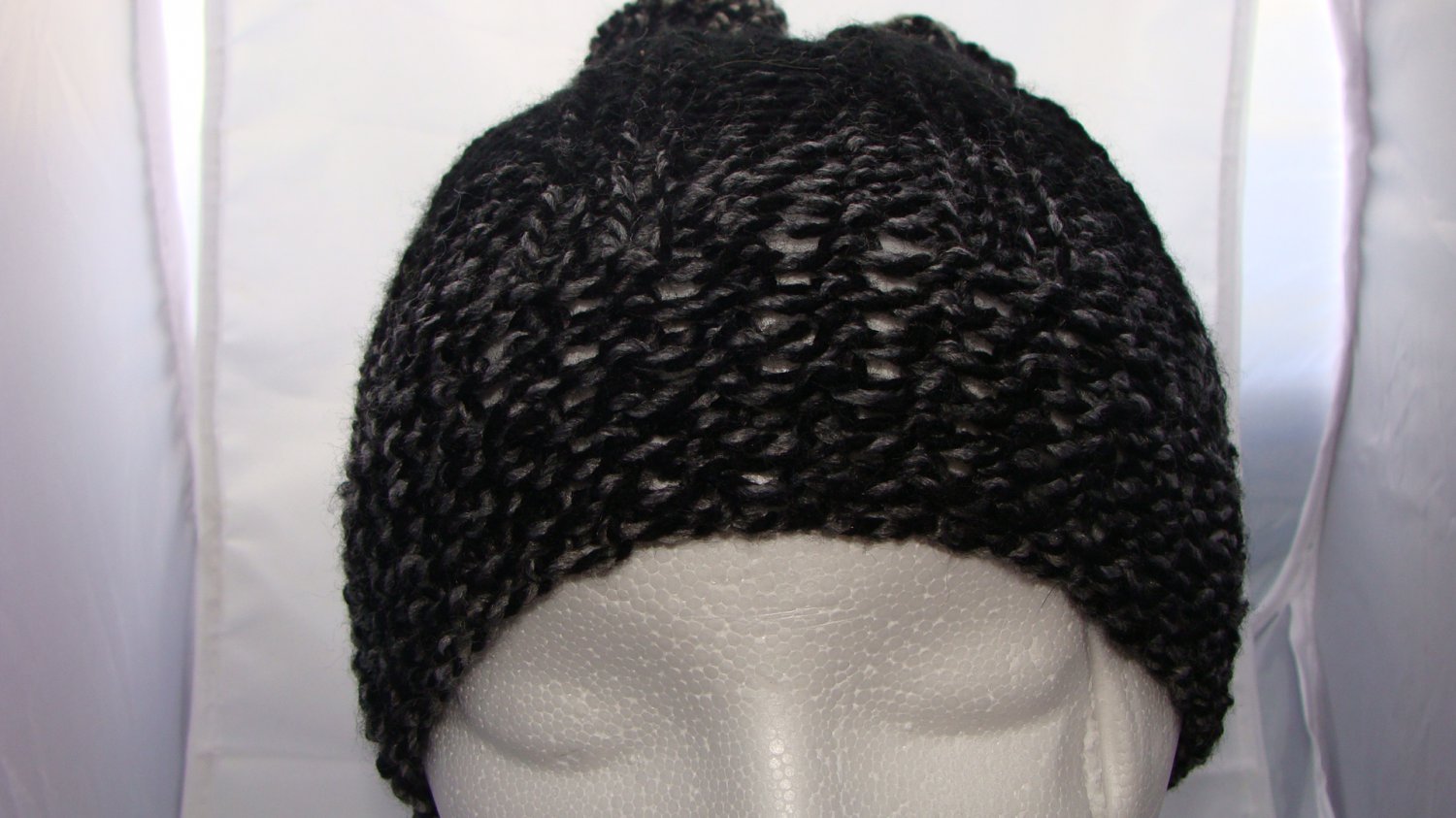 Adult Black and white hat
