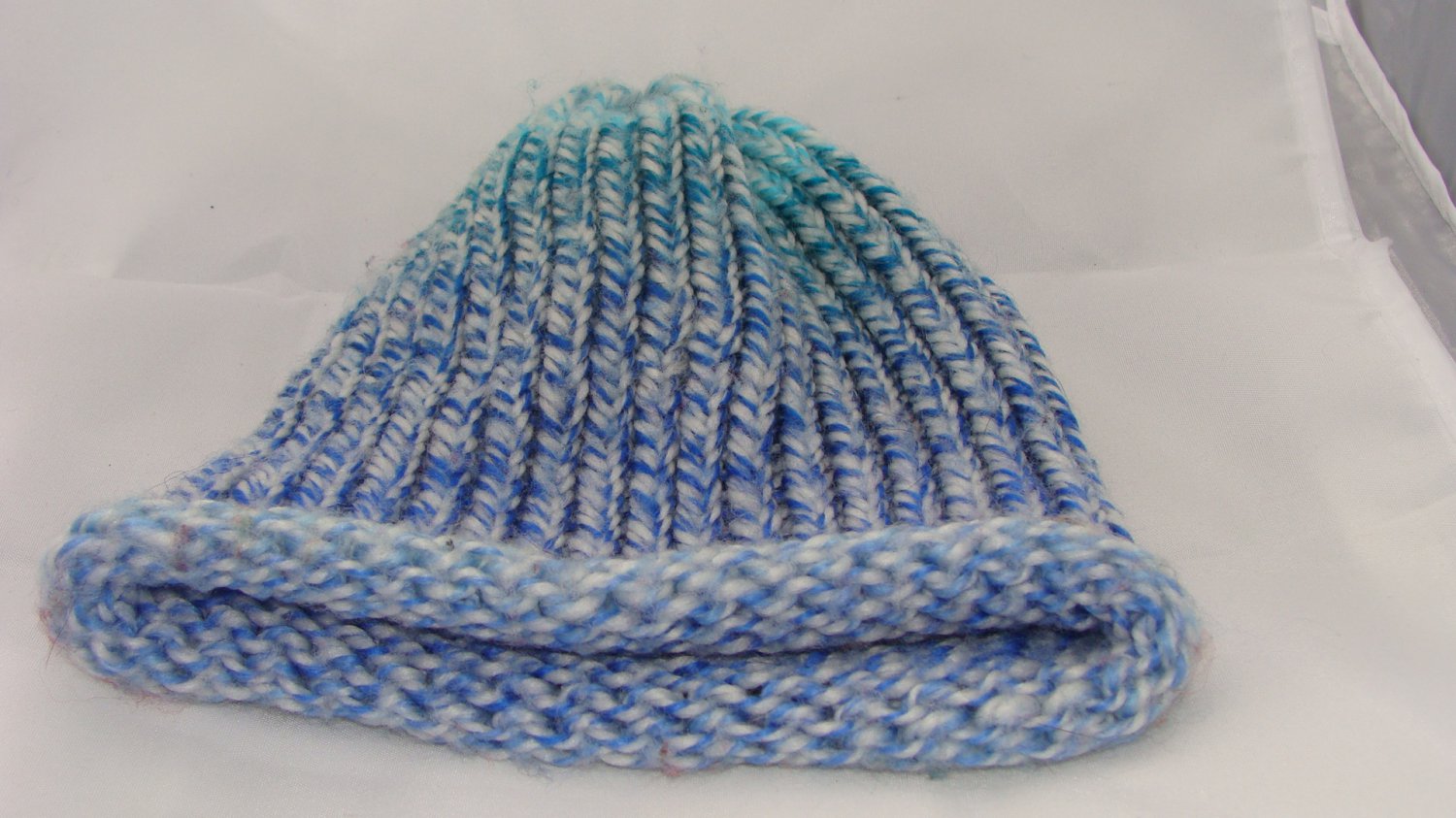 Kids blue and green hat