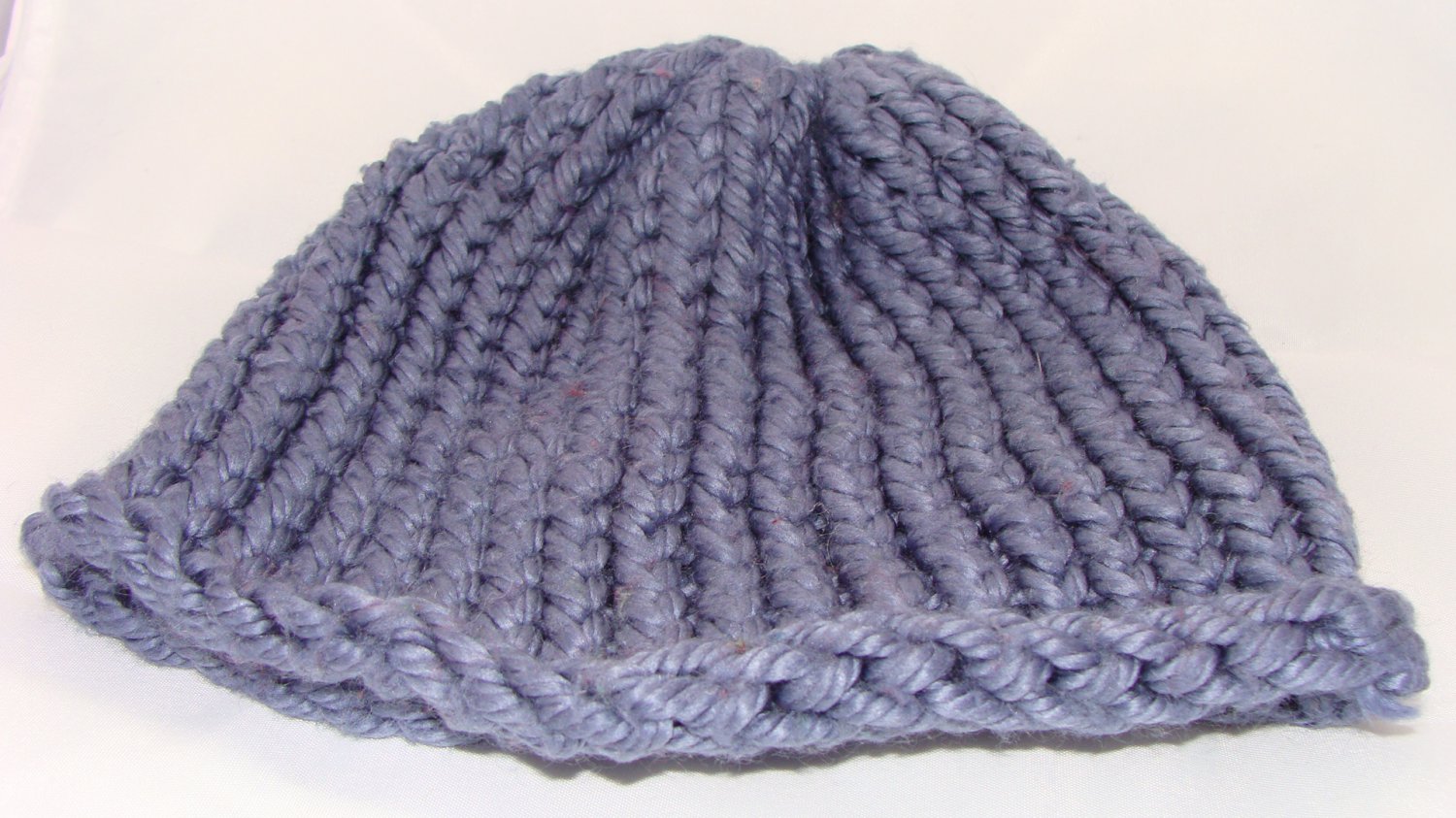Kids bulky blue hat