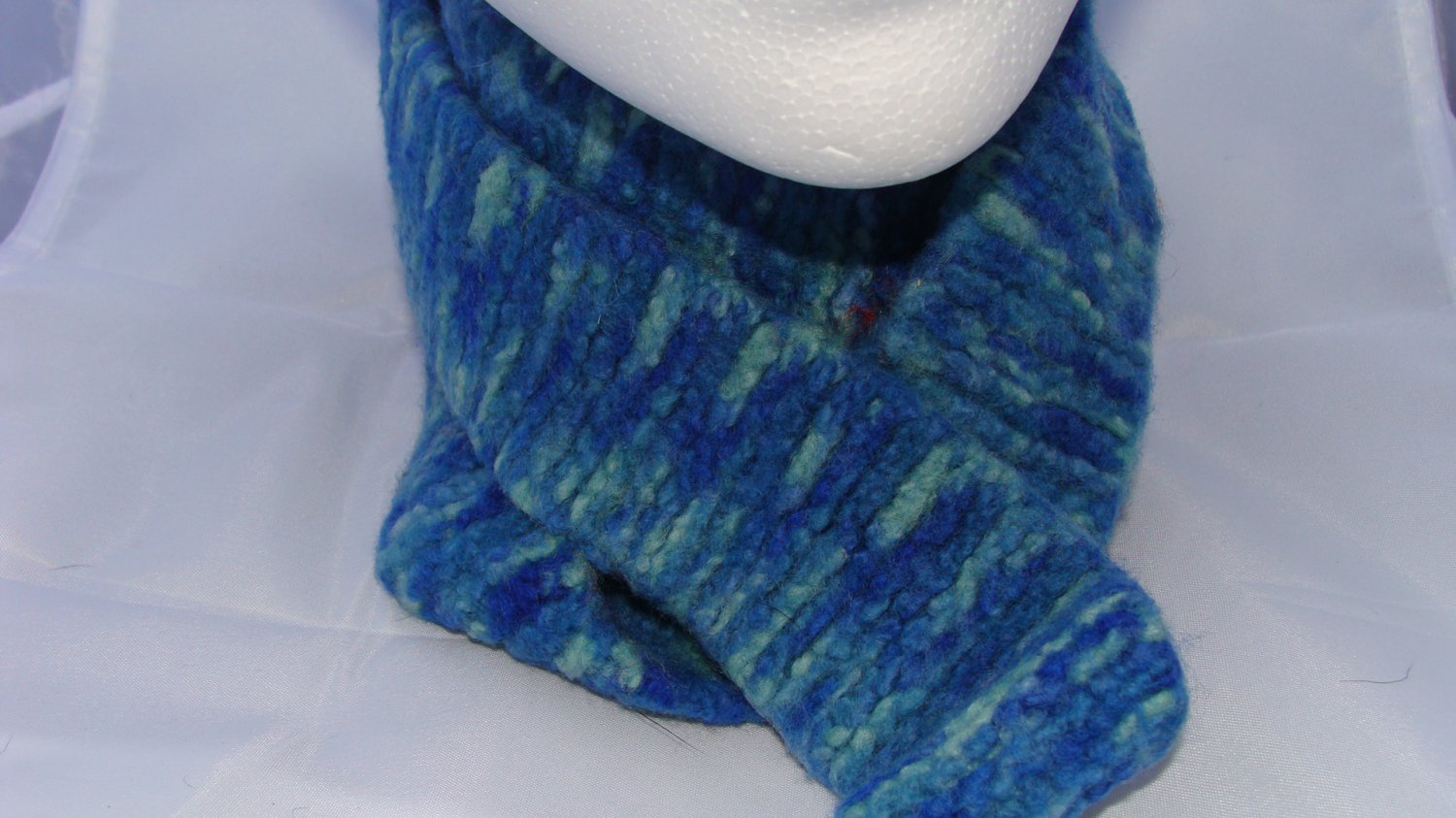 Kids Blue watercolor scaf