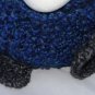 Adult blue and grey scarf