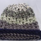 Kids Green, blue and grey hat