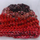 Kids red and brown spiral hat