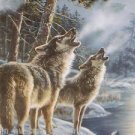 2011 Sure-Lox Wildlife Jigsaw Puzzle James Meger Wolves 750 pc Moonstruck EUC!