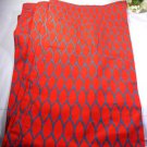 Vintage KENZO Red Blue Printed Wide Leg Retro Cotton Pants Jeans 2 3 4