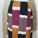 MARNI Earth Tone Tie Dye Ruffles Cotton Skirt 40 4 5 6 Italy