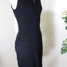 Celine Black Rayon Evening Dress Gown Small 38 4 5 6