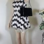 Vintage GUCCI Black Velvet Rectangular Shoulder Bag Italy