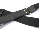 Vintage Men's Gianni VERSACE Black Medusa Face Buckle Leather Cotton Belt 80 30