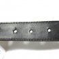Gianni Versace Black Leather Round Buckle Medusa Face Belt 38 44 110 34 36