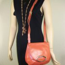 Vintage GOLD PFEIL Salmon Pink Leather Shoulder Bag Germany