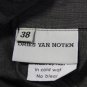Dries Van Noten Cotton Grey Zip up Top Blouse 38 4 5 6