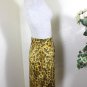 Vintage VERSACE Versus Yellow Wool Printed Mini Skirt Sz Small 30 44 24 26 3 4