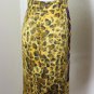 Vintage VERSACE Versus Yellow Wool Printed Mini Skirt Sz Small 30 44 24 26 3 4