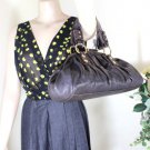 Dolce & Gabbana Chocolate Brown Snakeskin Leather Framed Top Shoulder Bag Italy