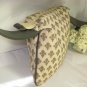 Patrick COX Canvas Monograms & Leather Hobo Sling Messenger Shoulder Bag