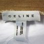 Vintage CELINE Light Brown Wool Long Scarf Shawl Italy 68 x 14.25'