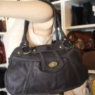 CLAUDIA CIUTI Leather Motorcycle CIty Bag Medium Italy