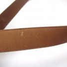 BOTTEGA VENETA Brown Leather Belt w/ coin Purses Purse Bag Italy 95 cm 33 38 in