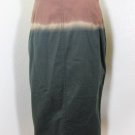 PRADA Cotton Tie-Dye Button Down Wrap Pencil Skirt Brown Grey Sz. 44 24 26