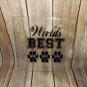 Fathers day gifts - Dog/Puppy Dad Glass Cutting board