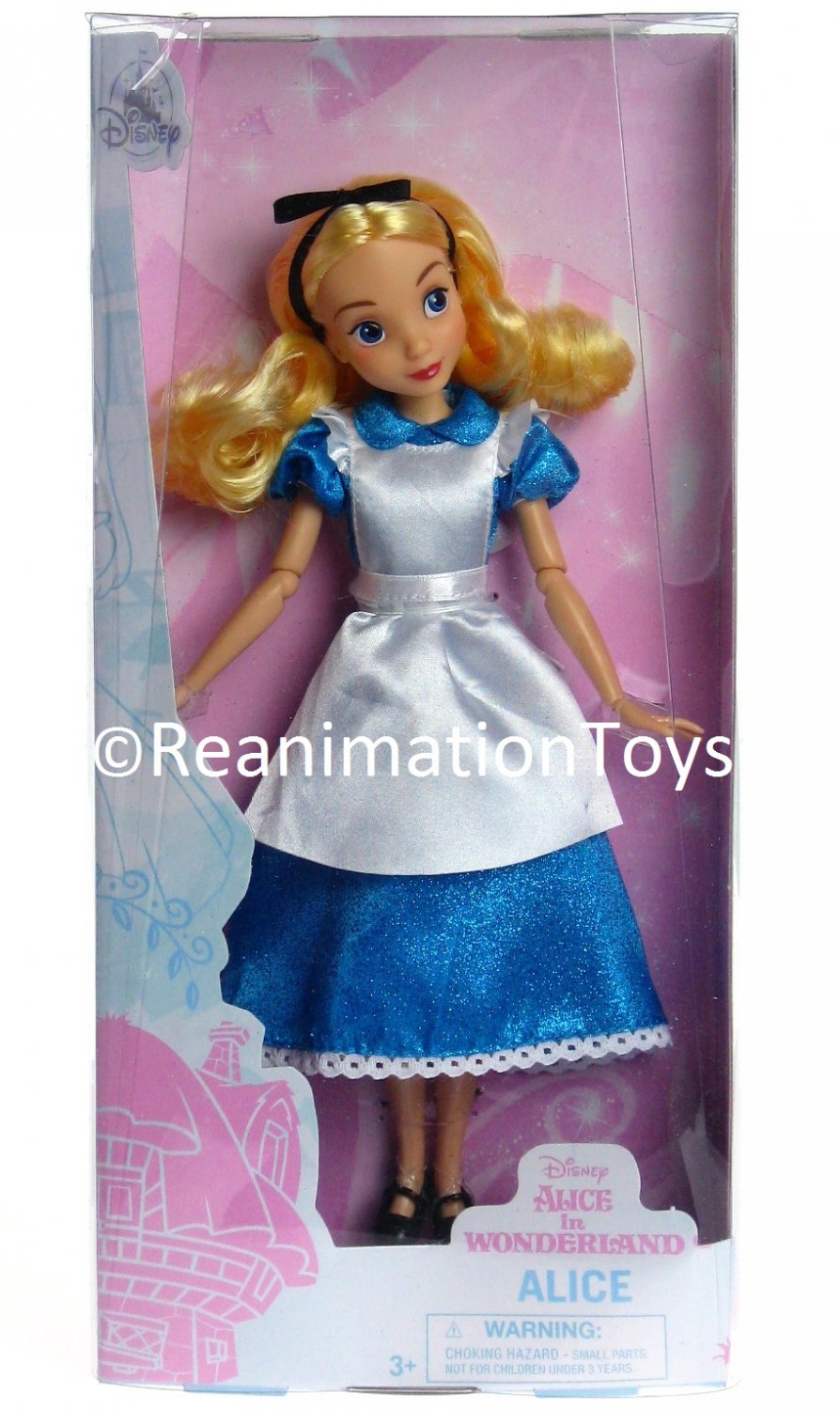 Disney Collector Alice in Wonderland Doll 10.5″. New. Never