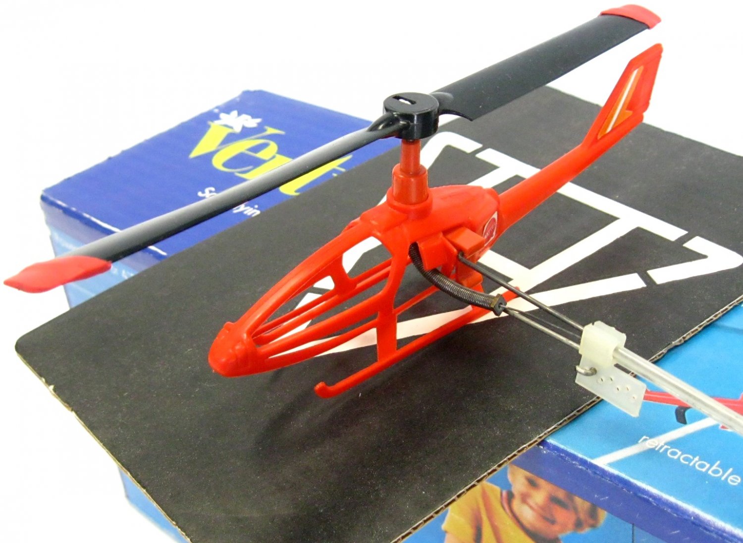 Vintage 1971 Mattel VertiBird Astronaut Rescue Helicopter Complete with