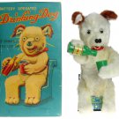 Vintage 1950's Yonezawa B/O Automaton Drinking Dog w/Insert & Box Works EX