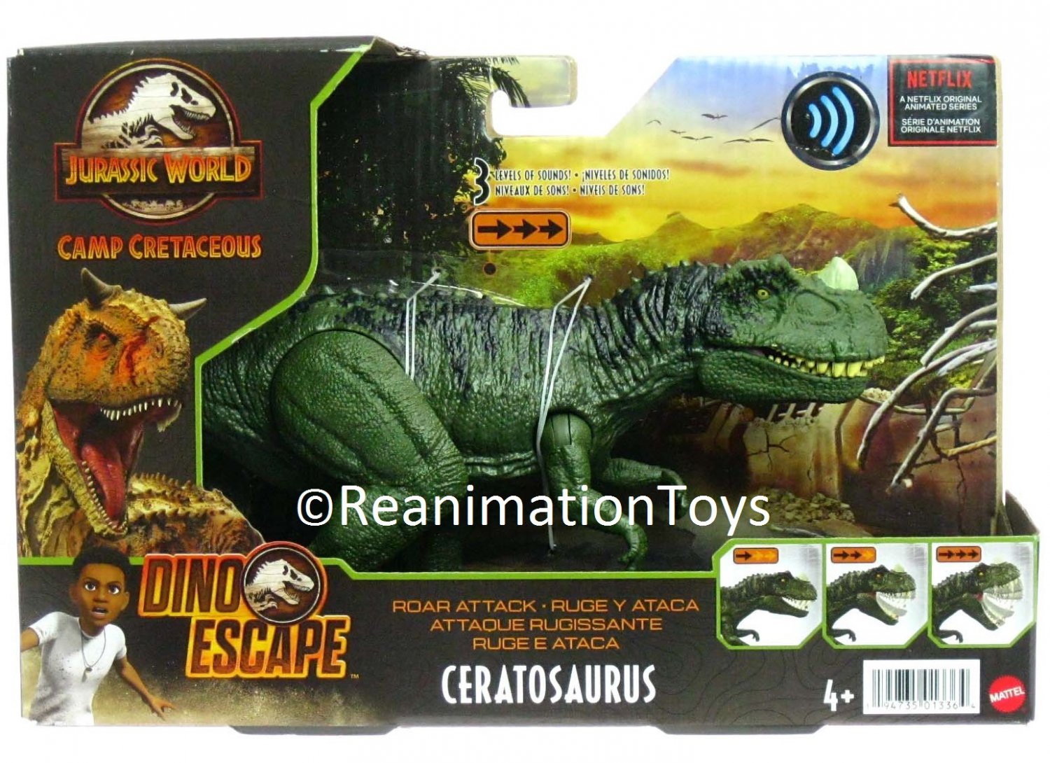 Jurassic World Park Netflix Camp Cretaceous Roar Attack Ceratosaurus ...