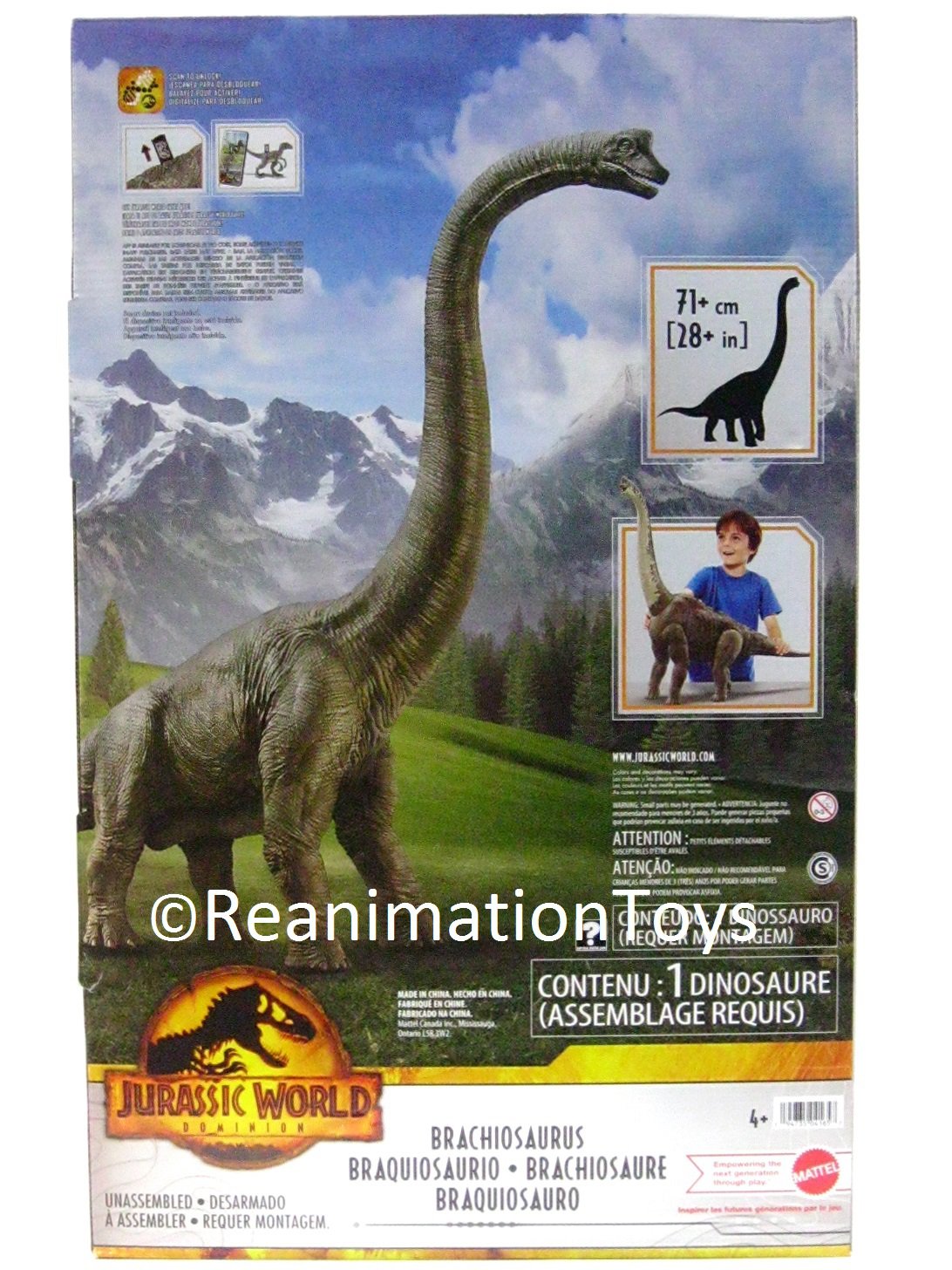 Mattel Jurassic World Park Dominion Large Brachiosaurus Dinosaur Figure ...