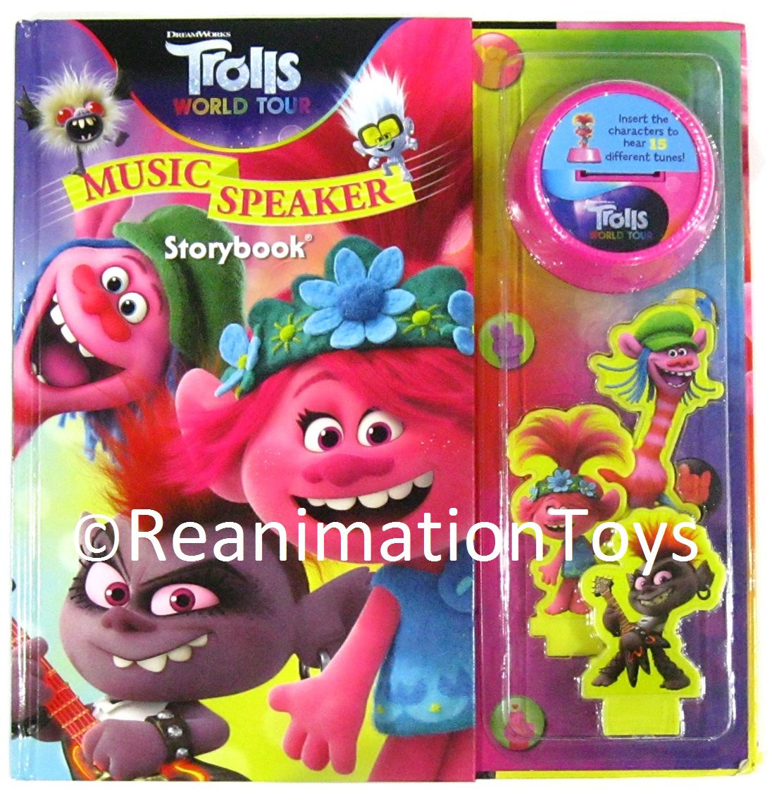 Trolls World Tour Music Speaker Storybook Queen Barb Poppy Cooper 