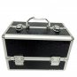 Black Portable Professional 3Layers Cosmetic Bag Women Makeup Organizer Box Case