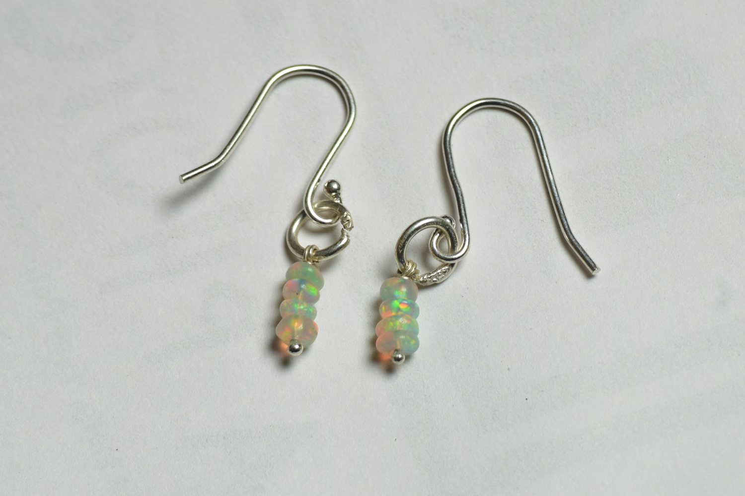 Gorgeous Opal Sterling Silver Earring