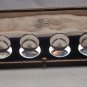A sterling solid silver Goldsmiths Cased four piece Place Card Holders