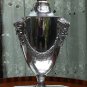 Antique Silver Plate : A good Satyr Mask Oil Lamp C.19thC