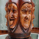 Antique Treen : Extraordinary extremely rare Tobacco Box / Humidor : C.19thC