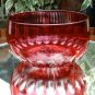 Vintage Glass : A Flashed ruby / cranberry glass Bowl - 1