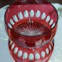Vintage Glass : A Flashed ruby / cranberry glass Bowl - 1