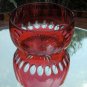 Vintage Glass : A Flashed ruby / cranberry glass Bowl - 1